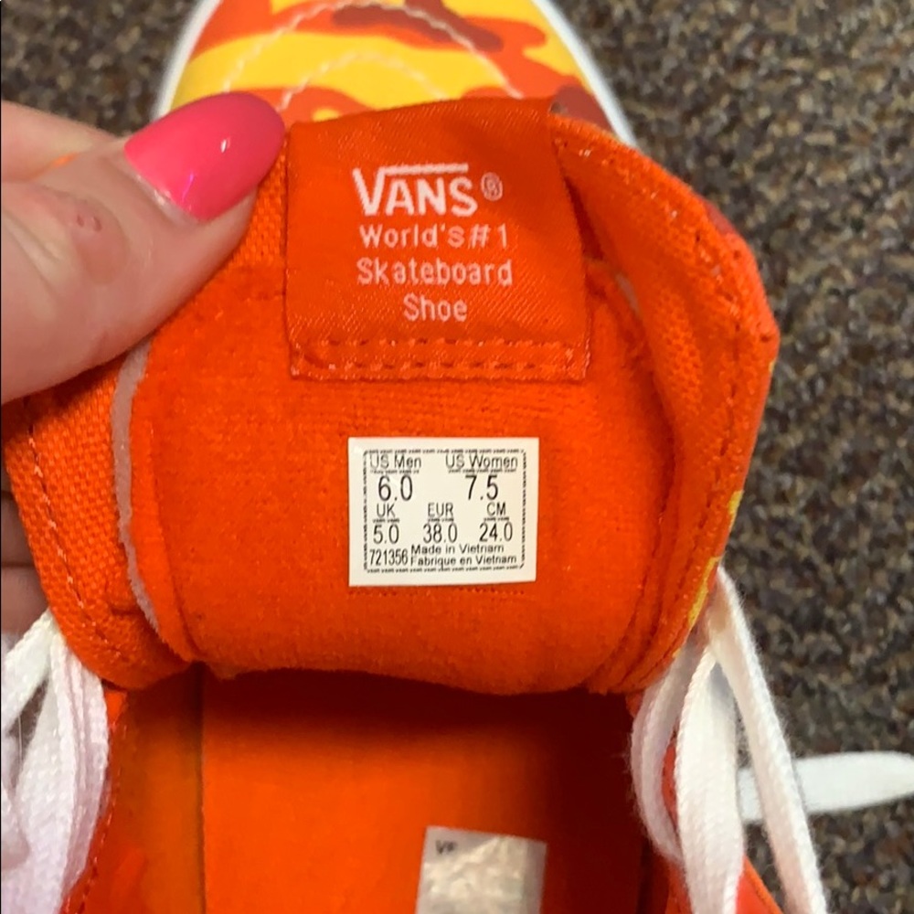 VANS SK8 Hi Flame Orange - Picture 5 of 5
